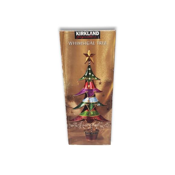 Kirkland Signature Colorful Metal Whimsical Christmas Tree 19.5" w/ Box - Picture 7 of 11
